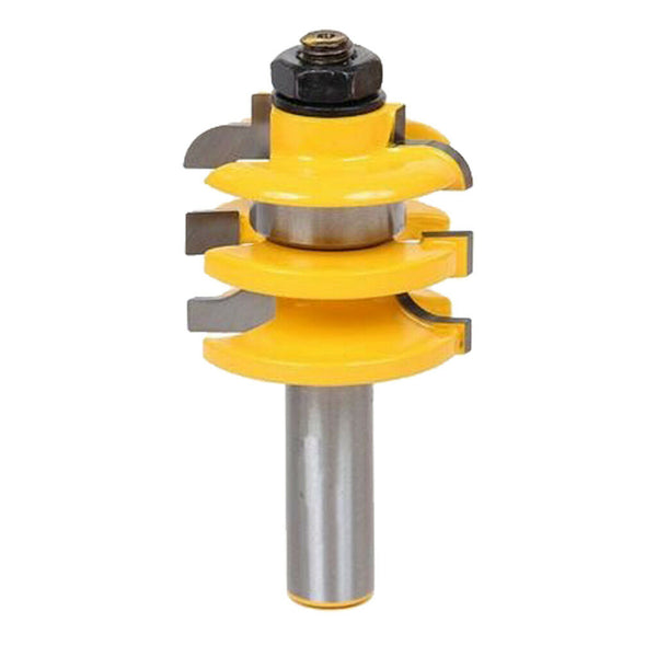 Wood Router Bit 3/8" Depth Rail and Stile Finger Joint Glue Tenon Bit