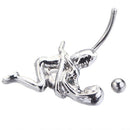 Fashion Sexy Lovers Navel Belly Ball Button Barbell Ring Body Piercing LJ