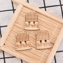 50pcs sewing tool wooden handmade buttons scrapbooking carft for decors SP