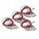 40pcs Upgrade LED Lights Headlights Taillight 8 LED For 1/12 1/16 RC Car