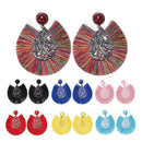 Sequins Tassels New Fashion Ladies Geometric Earrings Bohemian Style Person