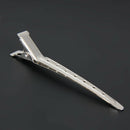 10pcs Hair Clips Hair Stainless Steel Hairdressing Sectioning Clips Clamp A