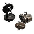 2Pcs RC Metal Gearbox Shell Cover for WPL D12 1:10 Trucks DIY Accessories