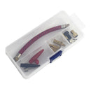 Pump Adapter Kit 11 Pcs Needle Valve Connector Foot Ball Airbed Tyre Bike