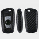 Car Key Case Carbon Fiber Look Accessories For BMW 3 5 Series 1pcs LXM