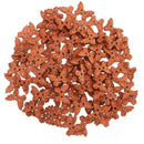 100x Natural Wood Butterfly Buttons 2 Holes for Scrapbooking Crafting Sewing