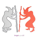 Witch Halloween Metal Cutting Dies Stencil Decor Embossing DIY Craft Frame
