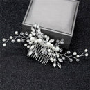 Crystal Pearls Women Hair Jewelry Wedding Hair Comb Bridal Headpieces Fashion  Z