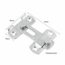 Stainless Steel Hasp Latch Lock Sliding Door Simple Convenience Window Cabi R5W2