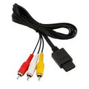 2X 6FT AV TV Video Cable Cord For Nintendo Gamecube SNES GC N64 System Cons G8Z9