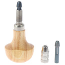 Jewelers Pin Vise Vice Wooden Handle Twisting Wire Wrapping Drill Kit