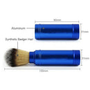 Beard Shave Barbershop Brush Badger Hair Alloy Handle Travel Shaving Brush
