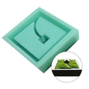 1X(New Concrete Mold Moss Mini House Fleshy Flower Pots Silicone Mold Table