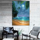 Night Seascape Full Drill Diamond Painting DIY Needlework Cross Stitch Set