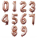 10pcs / Set Balloon Big 0-9 Number Foil Balloons Birthday Party Event Decor Lot