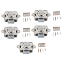 5 Pieces Push Button Drawer Catch Lock Latch for Motorhome Boat Cabinet Door