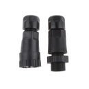 15A 7.5mm IP68 2 Pins Assembled Waterproof Electrical Cable Connector Socket