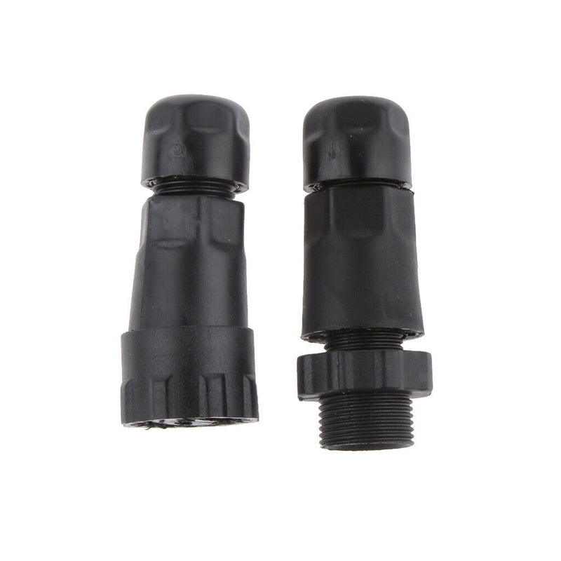 15A 7.5mm IP68 2 Pins Assembled Waterproof Electrical Cable Connector Socket