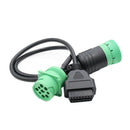 16Pin Male To Female J1939 9 Pin Deutsch Truck Adapter 9 Pin To OBD2 Interf