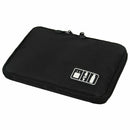 Zipped Travel Cable Organiser Bag Case For Digital Devices USB Cable Hard Drive