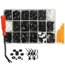 435 Pcs Car Retainer Clips & Plastic Fasteners Kit - 19 Most Popular Sizes  T1X8
