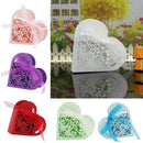 Lot of 20 Candy Box Heart Candy Paper Box Gift Box for Wedding Party - Red F2Y5