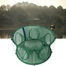 Automatic Fishing Net Trap Cage Round Shape Open For Crab Lobster Crayfish L4T7