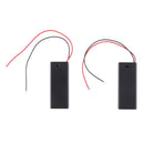 2PCS 3V 2 AAA Battery Holder Case with ON/OFF Toggle Switch Box Pack Cover  Z