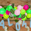 90 Artificial Palm Leaves with Stem for Tropical Party Decoration Aloha Jun P1K7