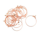 40Pcs Hoop Huggie Earrings Findings Earring Accessories Earring Circle