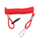 2PC Boat Outboard Engine Motor Lanyard Kill Stop Switch Safety Tether For Y K8B7