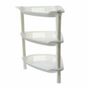 3 Tier Plastic Corner Shelf Organizer Cabinet Bathroom Kitchen Sundries Sto