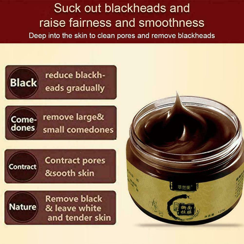 120ml Beauty Peel-off Face-pack Transitional Herbal Black Head Ginseng X4O7