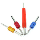4pcs Double-end Car HVAC Valve Core Removers Changers Removal Tools