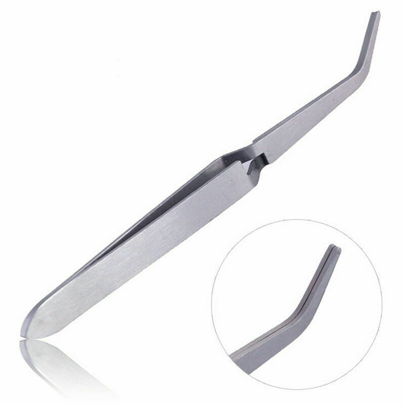 Stainless Steel Nail Pincher Pinching Pinch Clamp Tool HOT C Curve Art 1X L9V0