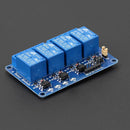 5V Four 4 Ch Relay Module with optocoupler for PIC DSP ARM Arduino 8051 AVR A