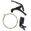 Guitar String & Quick Change Capo & Tuner for Guitar Replacement Parts