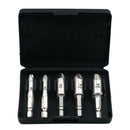 5x Screw Extractor & Drill Bit Set - Heavy Duty High Speed Steel Remover Kit