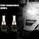9005 HB3 LED Headlight Bulbs Kit High-Beam 35W 4000LM 6000K White High Powe