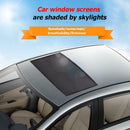 Car Front Rear Sunroof Window Cover Mosquito UV Protection Sunshade Curtain