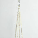 Braid Plant Hanger Indoor Outdoor Hanging Planter Basket Cotton Rope 4 Legs