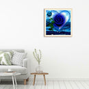 5D DIY Full Drill Diamond Painting Blue Rose Cross Stitch Embroidery Kits