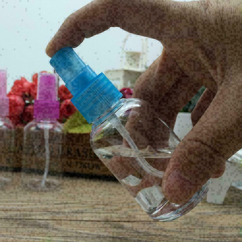 50ML Mini Plastic Transparent Mini Empty Bottle Spray DT Color potatble Ran Y9N3