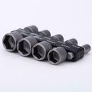 9pcs 5mm-13mm Hex Socket Sleeve Nozzles Nut Driver Set Drill Bit Adapter