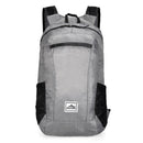 20L Foldable Shoulder Backpack Ultra Light Waterproof Travel Bag (Grey)