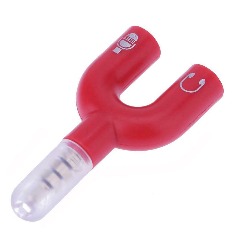 3.5mm Stereo Audio Jack Earphone Headphone 2 Way U Splitter Adapter