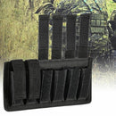 Black Six Single Pack Magazine Pouch 6 Pack Stacked Magazine Pouches Holster