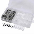 270pcs Male Female Spade Connector Wire Crimp Terminal Block with Insulatin