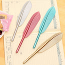 5x New Cute Wing Feather Ballpoint Ink Pens Creative Stationery Student Gift ME