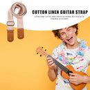 Musical Instrument Accessories Guitar Strap Cotton Linen Length Adjustable Belt